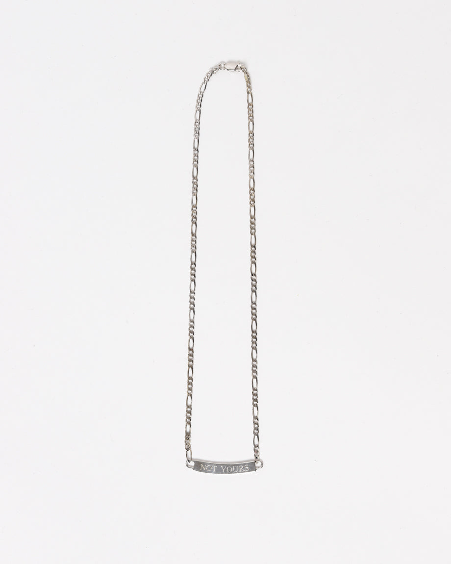 Not Yours Necklace Silver