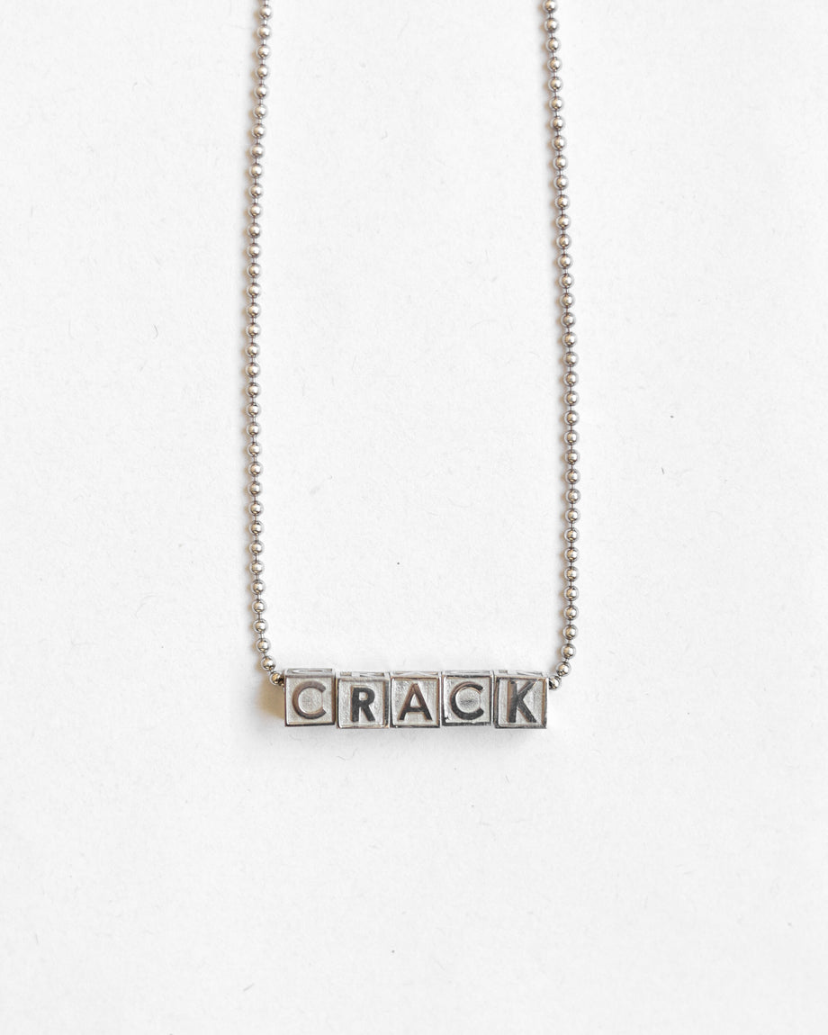 Crack Necklace Silver