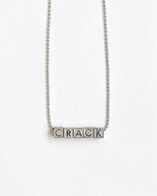 Crack Necklace Silver